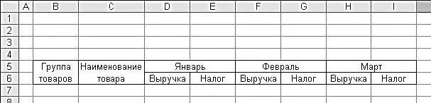 Рис 319Шапка таблицы Продолжим создание таблицы продлив ее на девять строк - фото 69