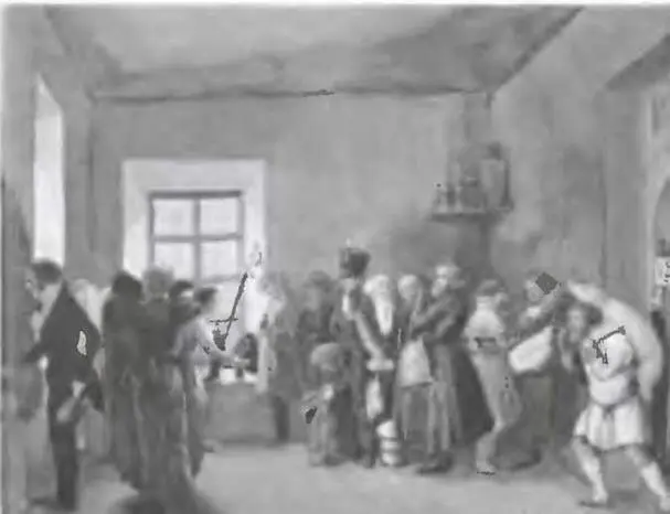 Передняя частного пристава накануне большого праздника 1837 г Да не - фото 51