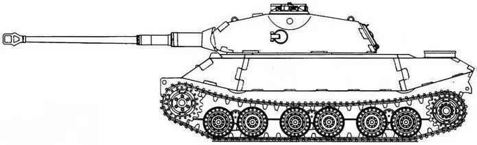 Проекты тяжелого танка с 88мм пушкой разработанные Ф Порше Тур 181 вверху - фото 19