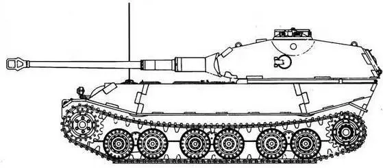 Проекты тяжелого танка с 88мм пушкой разработанные Ф Порше Тур 181 вверху - фото 20