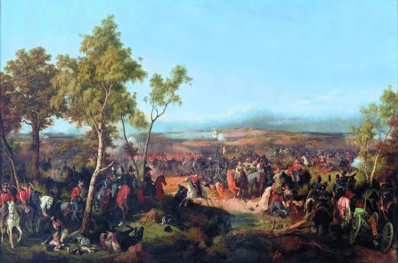 Петер фон Гесс Сражение при Тарутине 1847 г Петер фон Гесс Сражение - фото 11