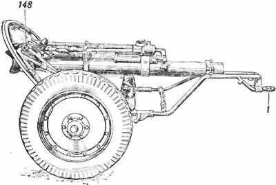 Рис 2107мм горновьючный полковой миномет обр 1938 г в походном положении - фото 2