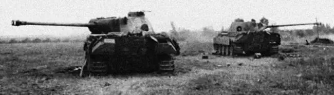Пантеры 39го тп 10й тб подбитые воинами 1й ТА Июль 1943 г Офицеры - фото 51