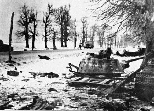 Подбитые танки и СУ 1й ТА в районе Винницы и cm Липовец январь 1944 г - фото 224
