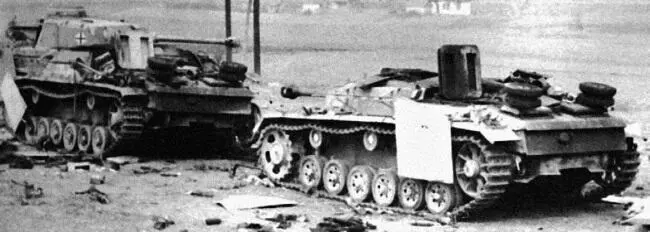 Битая немецкая техника Март апрель 1944 г район Черновиц РГАКФД - фото 286