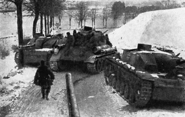 Засада вражеских танков уничтожена Март 1945 грайон города Кольберг Танки - фото 505