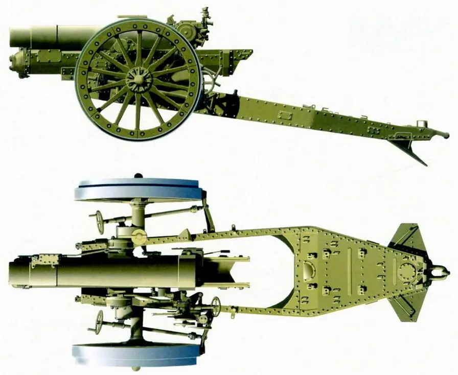 152мм гаубица Виккерс Royal Ordnance Breech Loading бinch 26 cwt - фото 120