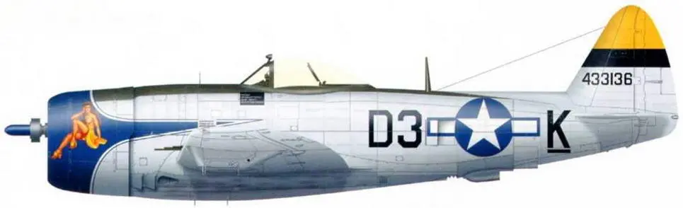 Истребитель P47D30 из состава 9й воздушной армии Сверхдальный истребитель - фото 134