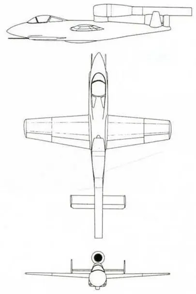 EF126 Аэродинамические испытания EF126 Другой особенностью самолета - фото 43