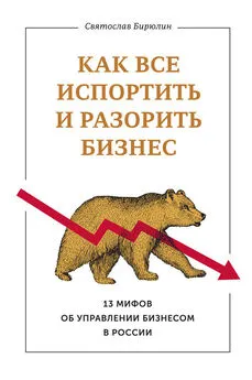 Святослав Бирюлин - Как все испортить и разорить бизнес. 13 мифов об управлении бизнесом в России