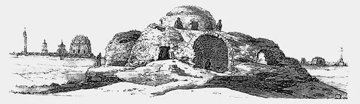 Рис 77 Общий вид города Болгары Рисунок НН Кафтанникова 1819 год Взято - фото 78