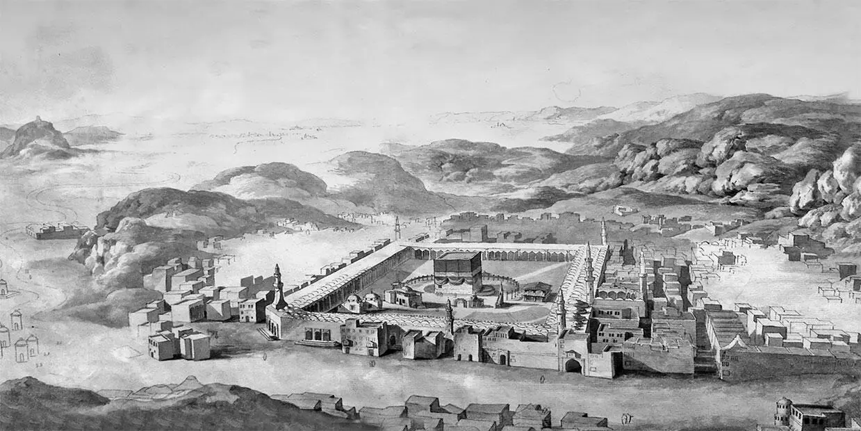 Рис 182 Рисунок мекканской Каабы сделанный в XIX веке неизвестным автором - фото 191