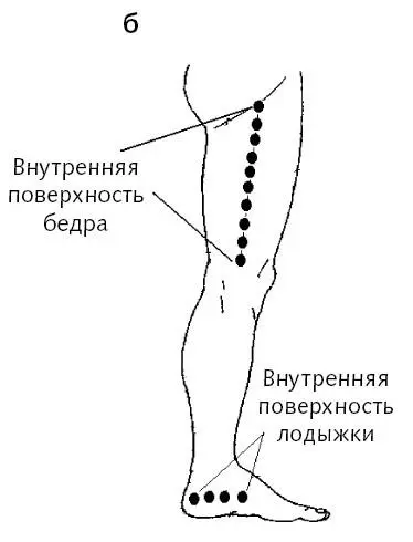 Рис 51 а б вТочки ног для общего оздоровления Внутренняя и боковая - фото 129