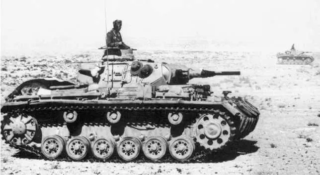 PzIII AusfG из 6й роты 5го танкового полка в бою Северная Африка 1941 - фото 85