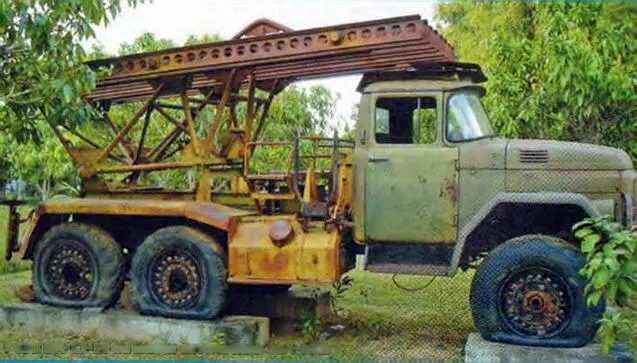 РСЗО БМ1316 на шасси автомобиля ЗиЛ131 Спаренная 145мм зенитная - фото 168