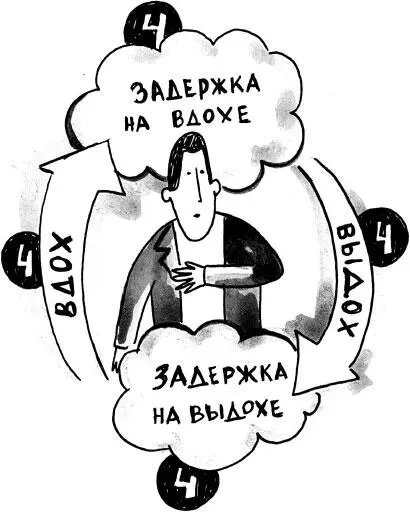 Дыхание по квадрату Это техника дыхания с равными по длительности циклами - фото 51