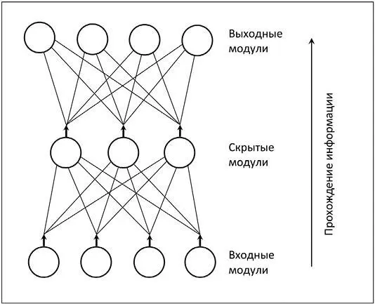 Рисунок 61 Схематическое изображение коннекционистской модели работы - фото 1