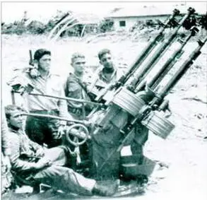 Счетверенные зенитные установки 127мм пулеметов ДШК чехословацкого - фото 74