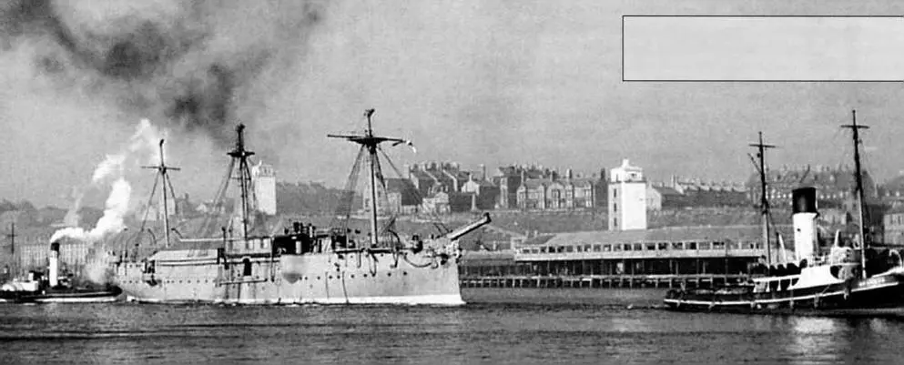 Буксировка корпуса Каллиопы из Ньюкасла на разборку 8 октября 1951 г - фото 107