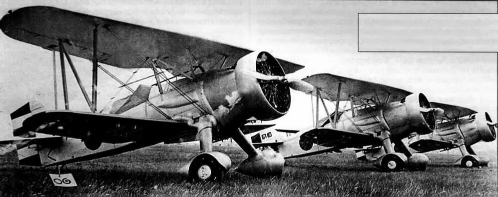 Линейка тайских истребителей Curtiss Hawk II из состава 80й эскадрильи 1940 - фото 62