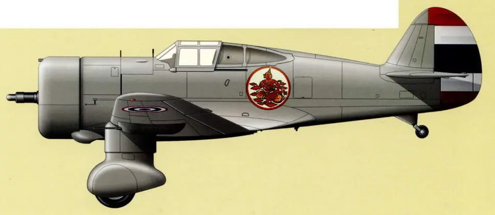 Тайский истребитель Curtiss Hawk 75N Рис M Быков Сергей ПАТЯНИН Корветы - фото 78
