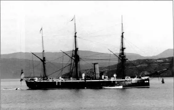 Каллиопа в гавани Веллингтона 20 января 1889 г Каллиопа в светлой - фото 91