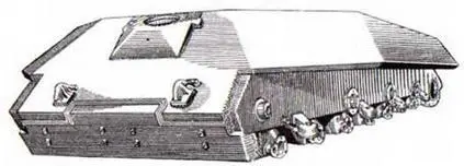 Корпус танка Корма корпуса состояла из верхнего среднего и нижнего кормовых - фото 174