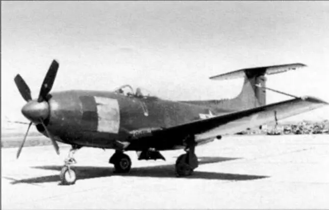 XF15C1 отличался достаточно большими для одноместного истребителя габаритами - фото 43