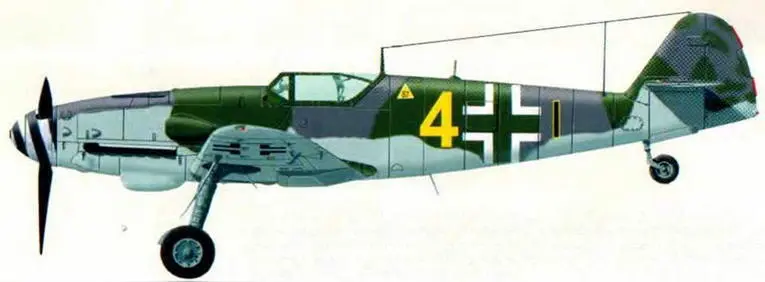 Мессершмитт Bf 109К последний вариант из семейства военных стодевятых - фото 176