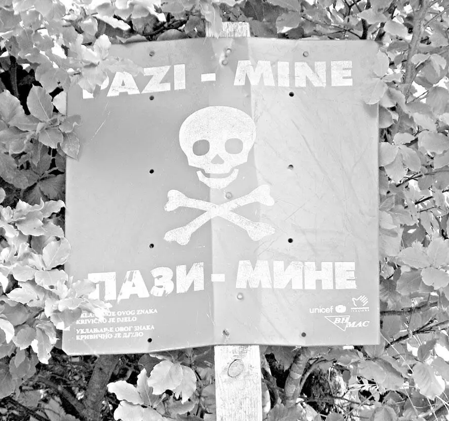После войны сам язык превратился в минное поле Minefield NH53flickr Если - фото 60
