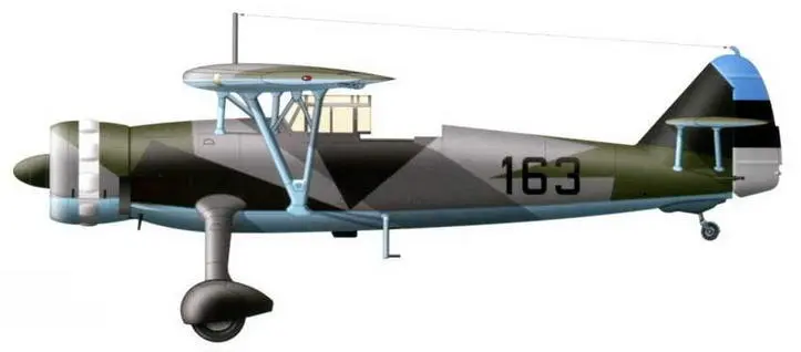 Hs 126В1 из состава ВВС Эстонии майиюнь 1940 г Hs 126В1 из состава NAGr - фото 43