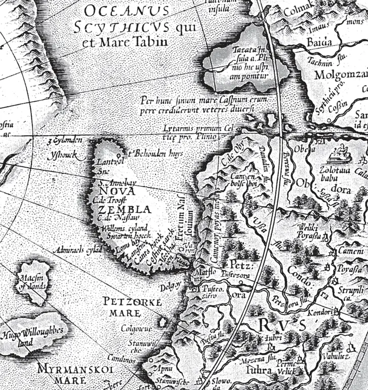 Рис 86 Фрагмент другой карты якобы 1595 года приписываемой Герхарду - фото 86