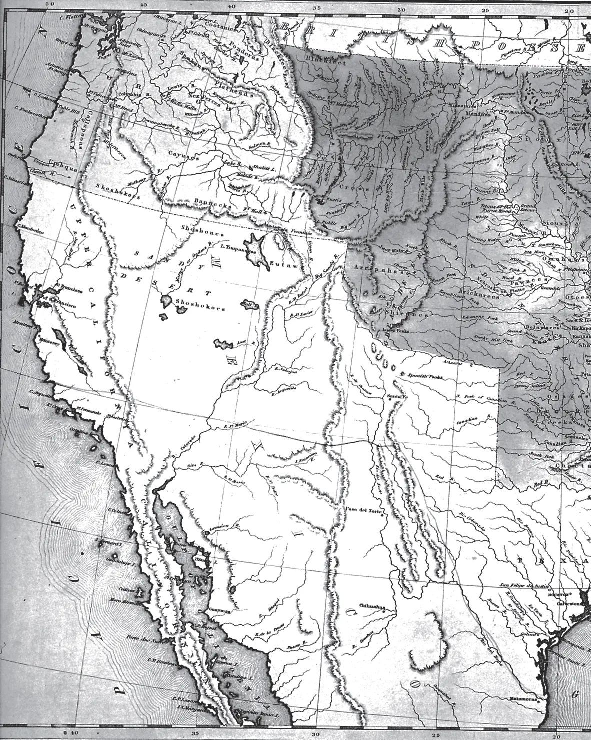 Рис 132 Карта Северной Америки 1837 года Из атласа An illusrated Atlas - фото 132