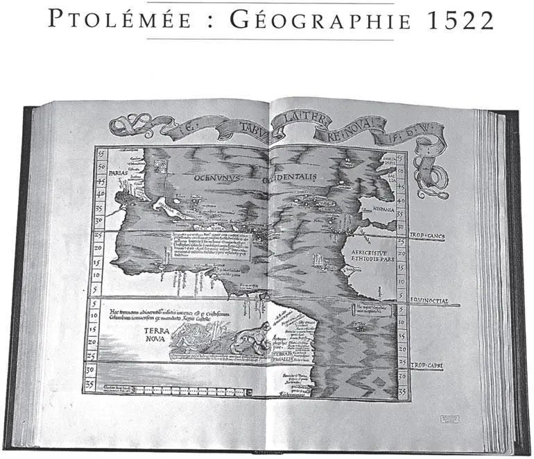 Рис 133 Разворот книги Птолемея География изданной как считается в 1522 - фото 133