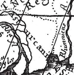 Рис 158 Увеличенный фрагмент предыдущего рисунка с наименованием реки Яик - фото 158