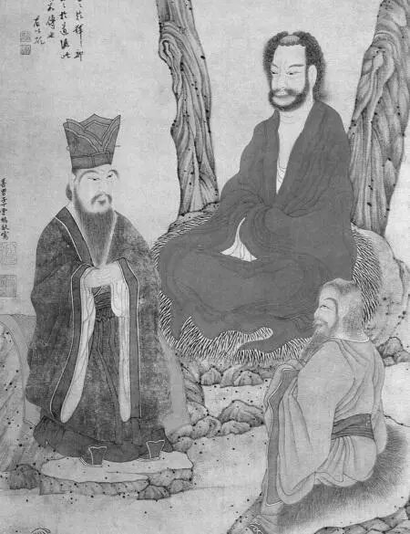 Конфуций Лаоцзы и Будда на китайской миниатюре XV века Глава VI - фото 9