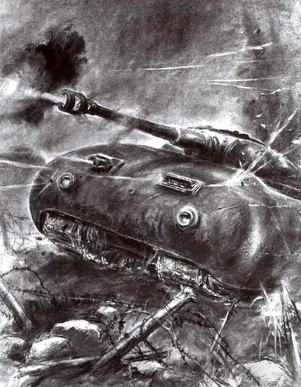 Изображение фантастического германского чудооружия сверхтяжелого танка - фото 1