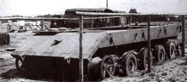 Шасси танка Е100 захваченное союзниками в Зеннелагере 1945 год Е100 - фото 29