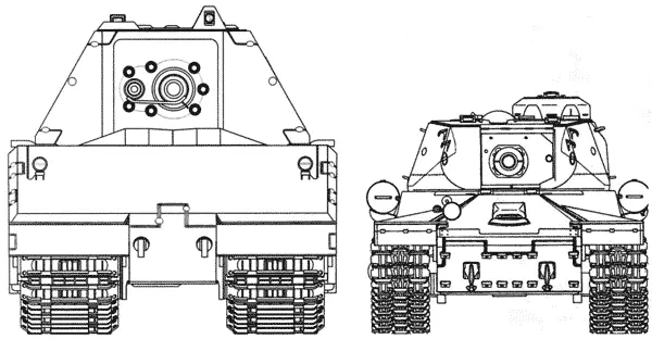Сравнительные размеры танков Maus и ИС2 ЗАКЛЮЧЕНИЕ 1 Немецкий танк Maus - фото 85