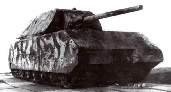 Трофейный танк Маус на НИБТПолигоне в Кубинке 1946 год Танк Маус на - фото 100
