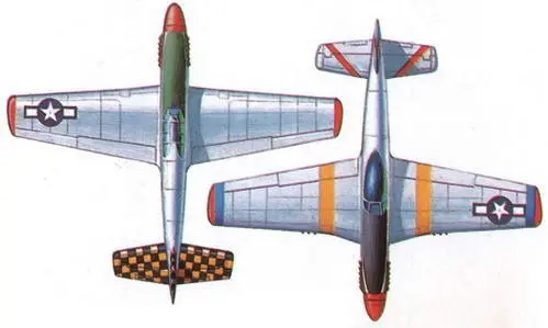 P51B15NA лта РМБарки из 319го FS 325й FG P38L из 94го FS 1й FG - фото 109