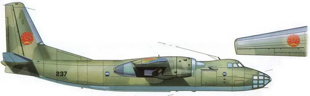 Ан30 из 373го ТАГ ВВС ДРА Кабул весна 1980 г Ан30 из 50го ОСАГГТ Кр - фото 83