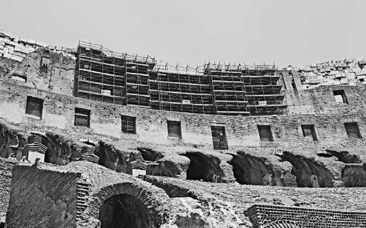 Рис 9 Стены Колизея растут до сих пор На фотографии видно как идет - фото 9