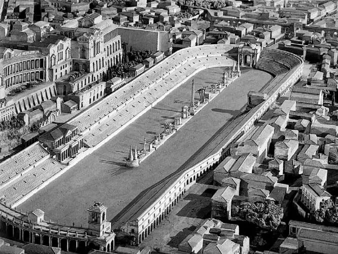 Рис 75 Большой Цирк Цирк Массимо в античном Риме Реконструкция - фото 75