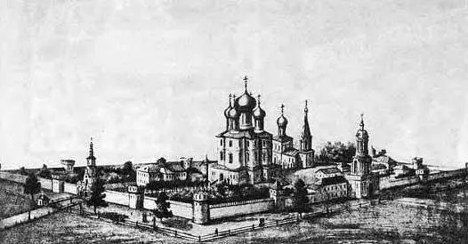 Рис 312 Изображение Донского монастыря в Москве 1873 года Литография Взято - фото 76