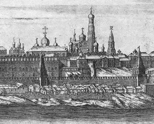 Рис 458 Увеличенный фрагмент гравюры П Пикарта с изображением кремлёвского - фото 155
