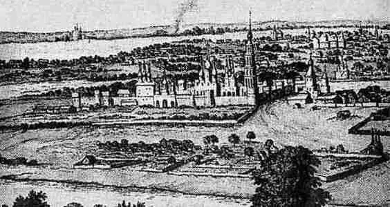 Рис 70 Де Брюнн Панорама Москвы 1702 года с Воробьевых гор Вид на - фото 72