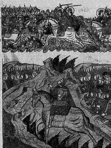 Рис 73 Фома Кацибей в дозоре на реке Чуре на Михайлове Взято из 666 лист - фото 75
