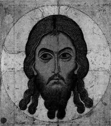 Рис 116 Старая русская двусторонняя икона Спас Нерукотворный На обороте - фото 118