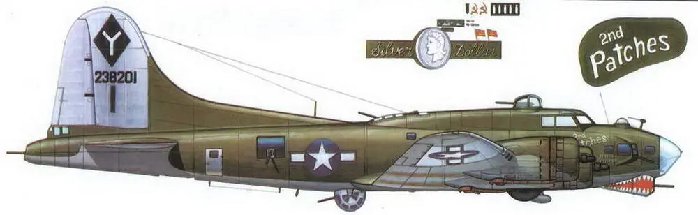 B17G35BO из 346го BS 99й BG 15й воздушной армии участник операции - фото 77